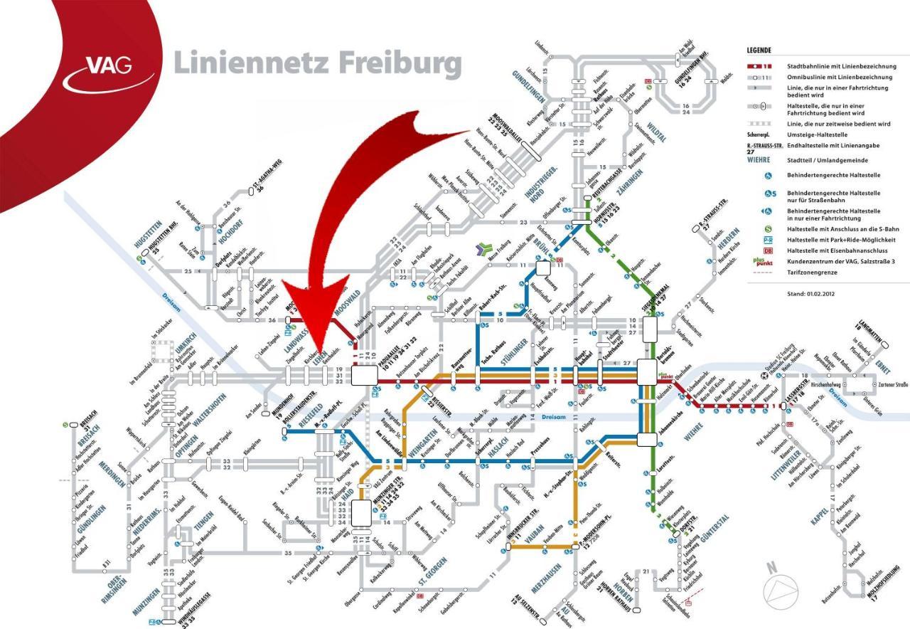 Ferienwohnung Schweier - Ausserhalb Und Doch Zentral Friburgo de Brisgovia Exterior foto